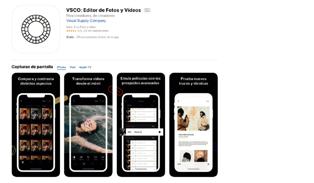 Apps-fotografia-vsco